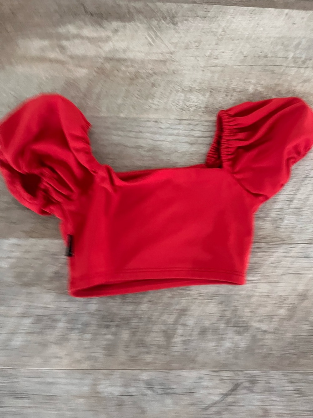 Tiger Friday cherry red ever after crop top - Picture 2 of 3